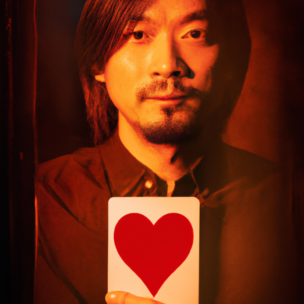 Portrait example with soft key light